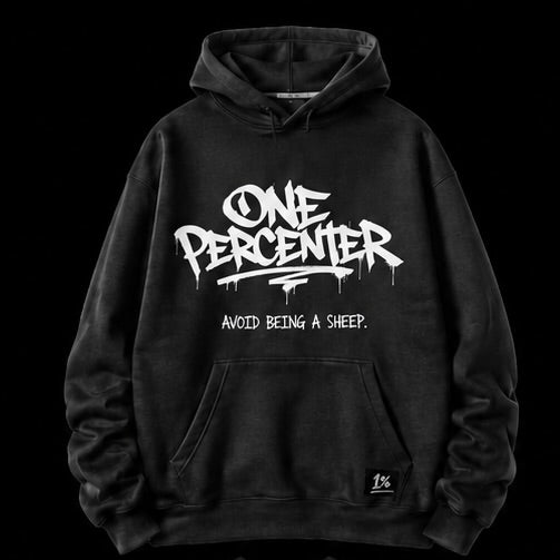 Black acid wash hoodie